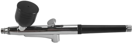 Plmvhpb Aerografo portatile a singola azione, ugello da 0,3 mm, penna aerografo per modello, torta, chiodi, verniciatura auto, bellezza, getto d'inchiostro, durevole, facile da installare
