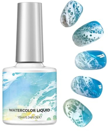 Wave Bloom Gel Smalto per unghie 10ML Vernice per unghia White Bloom Liquid per la diffusione 'effetto Wave Design fai da te