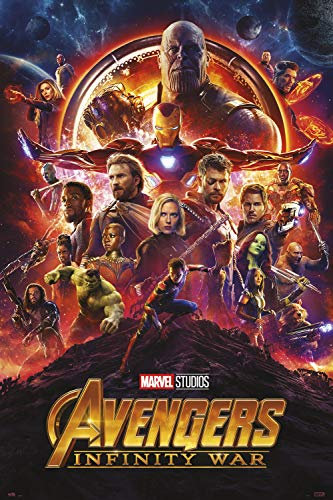 Grupo Erik - Poster Avengers Infinity War Affiche - Deco Maison, Decoration Murale, Affiche Décorative