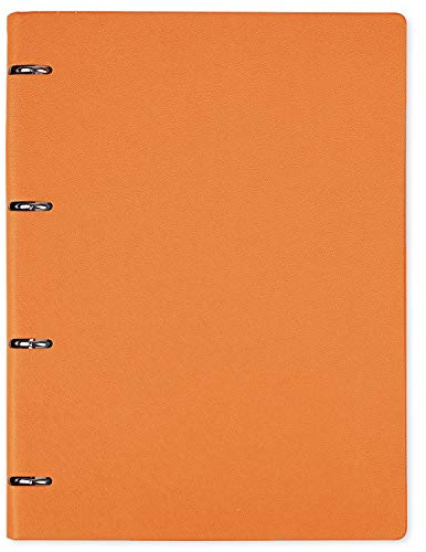 A4 Binder Ruled Notebook Executive Refillable Planner Round Ring Binder Leather Cover Notepad