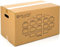 OFITURIA Pack 20 Cajas de Cartón para Mudanza - Cajas de Cartón Grandes Almacenaje Canal Simple Resistentes con Asas Laterales Medidas 55x35x35 cm