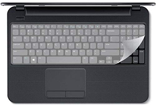 King of Flash Keyboard Protector Skin Silicone Cover Clear Film Dust and Waterproof Universal for 13, 14, 15 inch Laptop, Notebook, Netbook, Chromebook (10 Pack)