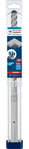 Bosch Professional 1x Expert SDS max-8X Hammerbohrer (für Stahlbeton, Ø 18,00x340 mm, Zubehör Bohrhammer)