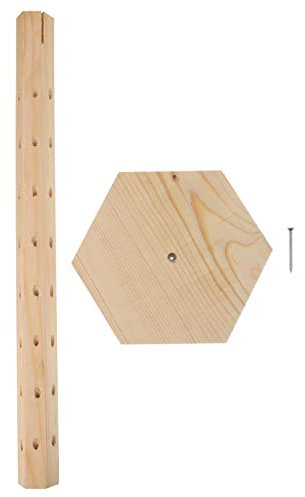 SHERCHPRY 1pezzi Espositorper Lollipop Legno Supporto Decorativo Per Feste e Compleanni Facile Da Trasportare Per Halloween e Matrimonio