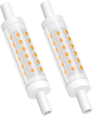BAOMING Ampoule LED R7S 78mm 8W 850lm équivalent 70W halogène Blanc chaud J78 2700K Dimmable 360° Éclairage extérieur et lampadaires Lot de 2