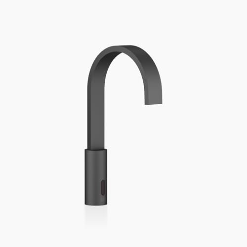 Dornbracht MEM Waschtischarmatur, elektr. Öffnungs-/Schließfunktion, Batterie-/Netzbetrieb, ohne Ablaufgarnitur, Ausladung 165mm, 44521782-33, Farbe: Schwarz Matt