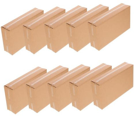 EXCEART 10stücke Versandkartons Aus Wellpappe Stabile Päckchen Kartons Zum Verpacken Und Lagern Für Kleine Artikel Als Verpackungskarton Für Versand Und Aufbewahrung