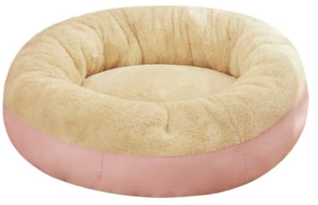 Katzenbett Haustierbett Hundebetten für mittelgroße und kleine Hunde, waschbar, beruhigendes Hundebett, orthopädisches Hundebett, wärmend, weicher Schlaf Hundesofa Schlafen ( Color : C , Size : 60*60*
