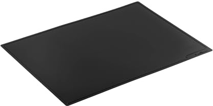 Durable Schreibunterlage für Konferenzräume, 42x30 cm, PP, schwarz, 710401 | Tischunterlage für Seminarräume, Home Office, ca. DIN A3, rutschfeste Schreibtischmatte, Bürozubehör, Made in Poland