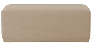 WJHDWYD Hockerbezug, Jacquard-Hockerbezug, Bezug, Bezug for Ottomane, Fußhocker 1Stk(Color Arena)