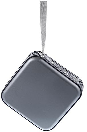 GAROZATION Tragbare Cd Tasche Aus Kunststoff Mit Reißverschluss Große Kapazität Für 40 Discs Leichte Aufbewahrungstasche Für Auto Und Reise