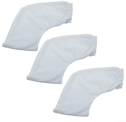 Entgoinggo Dichtere Nylon-Pool-Staubsaugerbeutel Ersatz für Pilot H1 kabellosen Handpoolreiniger mit 180 feiner Porenstruktur, wiederverwendbares Zubehör (3 Stück)
