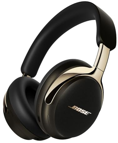 Bose QuietComfort Ultra (2ª Gen) cuffie wireless over-ear con Bluetooth, audio spaziale, cancellazione del rumore, microfono, durata della batteria fino a 30 ore, oro del deserto