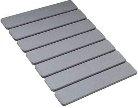 Tappetino scolapiatti in silicone super assorbente, design pieghevole extra large, impermeabile, per piani di lavoro della cucina, protezioni per utensili multifunzione per asciugare i piatti