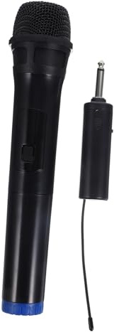 minkissy Microfono Senza Fili Portatile Wireless Per Karaoke e Casa Microfono Ktv Palmare Leggero e Compatto Senza Batteria Per Live Show e Forniture Ktv