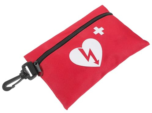 Alipis Bolsa de Medicina para Emergencias al Aire Gran Capacidad Resistente y Ligera Organizador de Medicinas para Camping Senderismo y Viajes Fácil de Transportar y Color Aleatorio