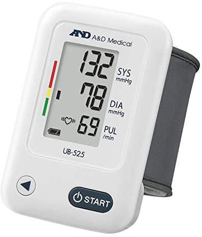 A&D Medical UB-525 Wrist Blood Pressure Monitor White