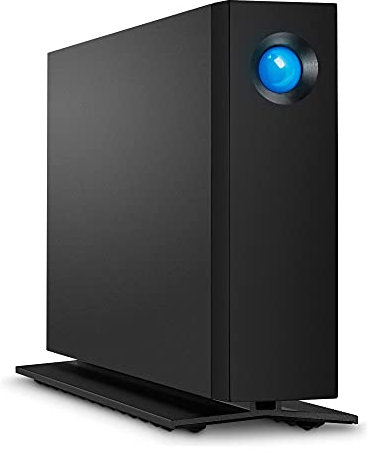 LaCie d2 Professional 8TB USB-C and USB 3.0 External Hard Drive + 1mo Adobe CC All Apps (STHA8000800)