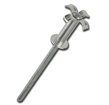SACTO 121 RIVETTO RIVETTI GRAF IN ALLUMINIO CON CHIODO IN ACCIAIO ZINCATO-4,8 mm-20 mm-500 PZ
