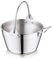 Penguin Home® 3820 Professional Jam Maslin Pan-Capacidad de 4,5 litros Inducción Segura-Apto para todas las placas-Diámetro-24 cm, Acero inoxidable, Aluminio, 4,5 litros, Plata