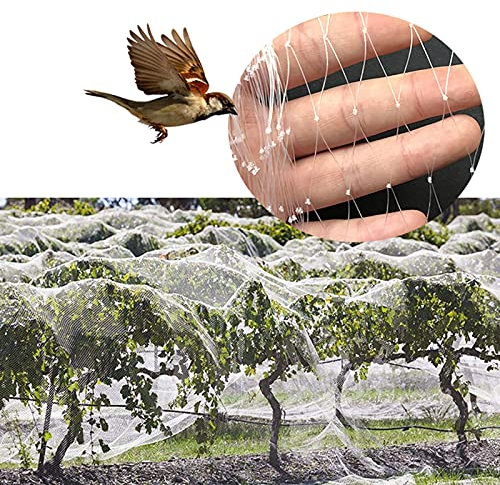 Filet Anti Oiseaux en Nylon Filet de Protection Jardin pour Fruits Légumes, Filet Anti Pigeon pour Balcon (Mesh : 2cm, Size : 5m x 8m)