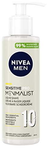NIVEA MEN MENMALIST Crema da barba (1 x 200 ml), Crema da barba con formula leggera e biodegradabile, cura per uomo adatta a tutti i tipi di pelle