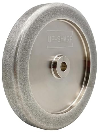 CBN Schleifscheibe, 200mm Durchmesser x 32mm Breite x 15.875mm(5/8 inch）Bohrung (Körnung 600)