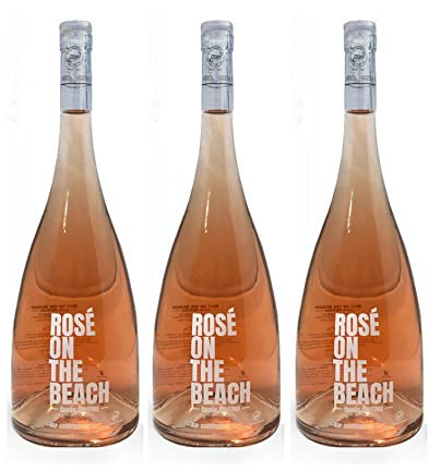 ROSE ON THE BEACH Vin rosé - Cuvée Prestige - AOP Languedoc 2024-3 Bouteilles de 75 cl- Kosher Orthodox Union