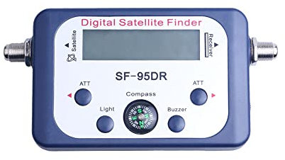 Fasizi Digital SF-95DR Meter Satlink Receptor Satellite Finder TV Signal Receiver Sat Decoder Satfinder LCD Display
