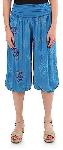 Malito Court Pantalon de survêtement avec d'été Print Sweatpants Boyfriend 7182 Femme Taille Unique