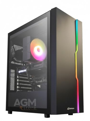 AGM store Pc Gaming i5 12400f / Ram 16GB 3200mhz / RTX 3050 6Gb GDDR6 / 512GB SSD/Windows 11 Desktop Rgb