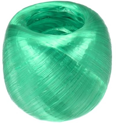 M METERXITY Cuerda de Poliéster Nylon Plástico 4cm Ancho 310M Longitud Rollo de Cuerdas Plásticas para Hogar Manualidades/Jardinería/Embalaje/Transporte [1017FT/12204 Verde]
