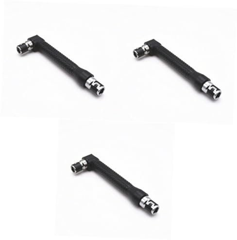 WOONEKY 3-teiliger Doppelkopf-steckschlüssel Mit Ergonomischem Griffdesign 1/4-zoll-winkelschraubendreher-adapter Unverzichtbares Werkzeug Für Mechaniker