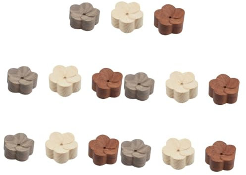 STOBAZA 15piezas Difusor De De Madera Natural para Auto y Difusor De Aceites Decoración Aromática para y Vehículo Aromatizante De Aire Ecológico