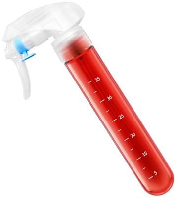 MUSISALY Mini Botella De Spray Rociadora Para Pulgar Transparente 1 Unidad Compacto Alta Presión Para Viajes y Uso Doméstico Estilo Hebilla Roja