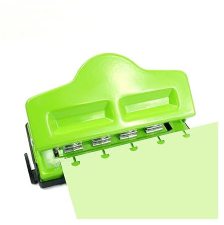 fach Locher 4 Loch Creative Pilz Hole Loch Puncher Disc Ring Bindung Bindegeräte(Mint Green)