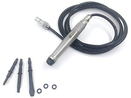JKXLSLAX Pneumatic Hammer Drill Micro Air Flux Chipper Pneumatic Scraper Brake Scaling Gas Shovel Chisel Pencil Dental Medical Gypsum Cast Stomatology engrave Pneumatic Tools