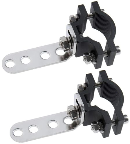 2 Stück Motorrad Scheinwerfer Halterung, Halterungen für Motorrad-Scheinwerfer, Verstellbare Motorrad-Lichthalterung, Universelle Led Halterungen für Motorrad Scheinwerfer, für Motor Geländewagen,ATVs