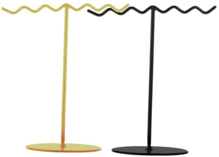 Beaupretty 2pezzi Espositore Per Orecchini in Metallo Collane Organizer Espositore Per Supporto Per Orecchini e Braccialetti Organizzatore Per Cassettiera