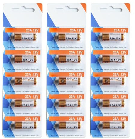 Alkaline-Batterien, 12 V, A23, 5/20 Stück, Mehrzweck, für Türklingeln, Fernbedienungen und kleine Geräte
