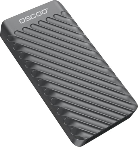 OSCOO 2TB Portable SSD Up to 2000MB/s USB 3.2 Gen 2x2 External Solid State Drive Dual USB-C&A Compatible with iPhone 15/16, Android, Mac, Laptops, Tablets, Smart TVs, Cameras, Game Consoles
