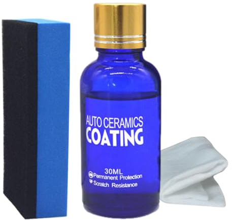 Agente de sellado de nano cerámica - Cerámica Sellador de | Protección de pintura de alto brillo para automóviles y camiones | Reubicación de superficie automática duradera de larg