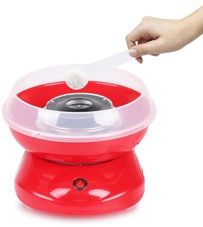 Candy Floss Machine Automatic Electric Candy Floss Machine Cotton Sugar Maker Kit for Wedding Party Birthday Parties Children's Day Christmas Day