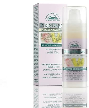 BODI BEAUTY Pirin Dream Gel contour des yeux anti-rides 30 ml – Acide hyaluronique, caféine, âge régulier, panthénol | effet lisse et contour | texture légère et absorption rapide