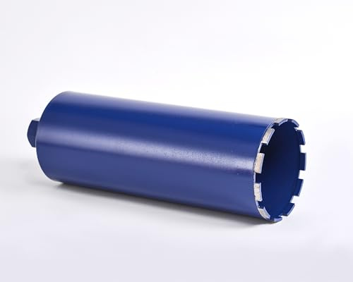 Corona de perforación de diamante UNC 1 1/4 pulgadas, 180 mm de diámetro, 400 mm de longitud, corona de perforación con segmentos de diamante turbo