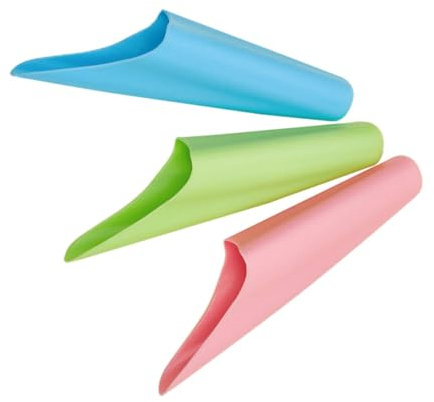 DIYEAH 3 Piezas Palas de Jardinería para Suculentas Medidoras de Duradero Utensilios Prácticos para Plantar Casa Colores Azul Verde y Rosa Fácil de Limpiar Fugas de Tierra