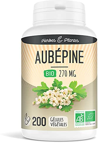 Herbes Et Plantes Aubépine Bio 200 Gélules Végétales 270 mg