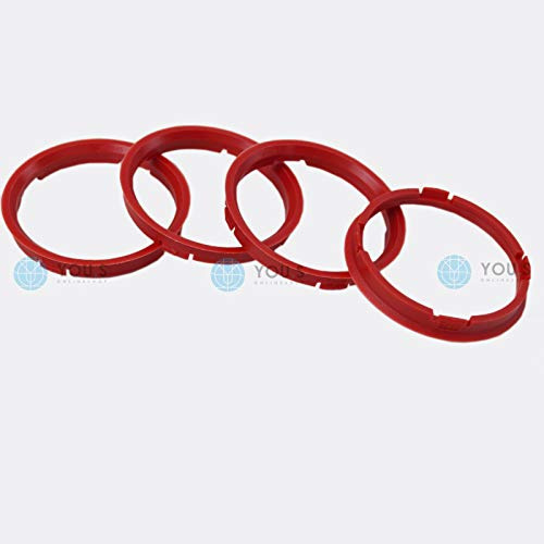 4 x ZENTRIERRINGE DISTANZRINGE für ALUFELGEN 73,0-66,45 mm CMS, DBV, Proline Wheels, Schmidt Revolution