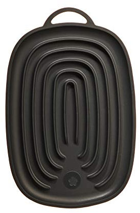 Kochblume Multiablage | Ablage für Küchenhelfer | Premium-Silikon | Hitzebeständig | Spülmaschinenfest | 22cm | Farbe: anthrazit