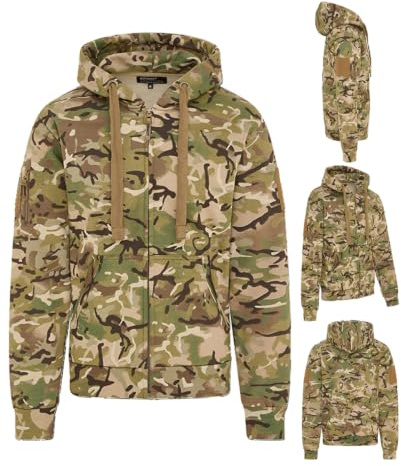 Kombat UK Men Spec-Ops Hoodie - British Terrain Pattern, Large